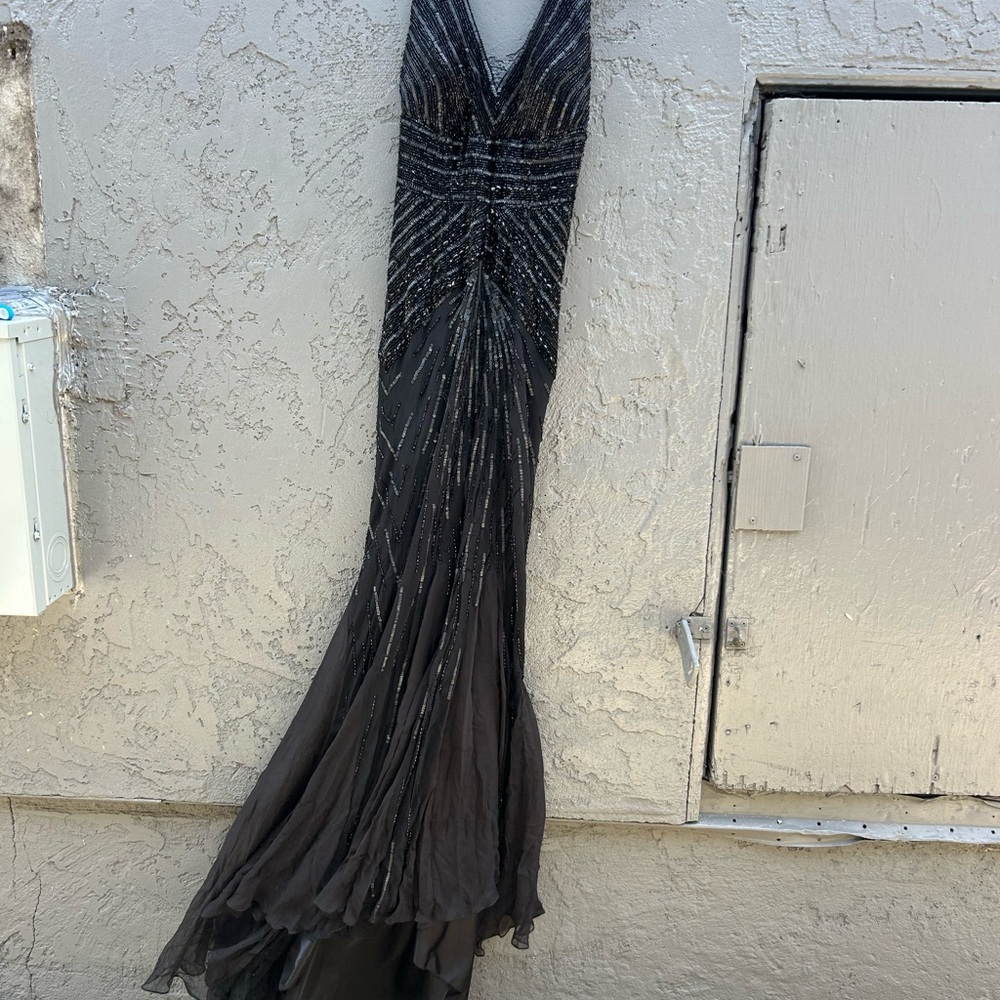 Elegant Black Evening Gown